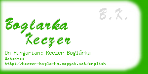 boglarka keczer business card